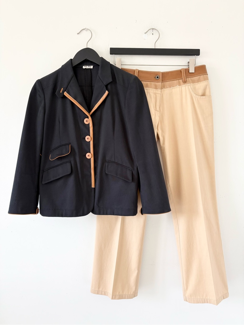 Y2K Miu Miu Archiv School Blazer x Pants Suits